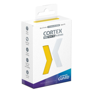Koszulki na karty Ultimate Guard Cortex Sleeves żółte matowe 100szt