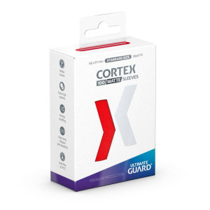 Koszulki Ultimate Guard Cortex Sleeves Matte Standard Size (100) - Red