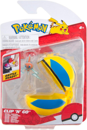 Pokemon Clip N Go Rotom + Quick Ball Seria 21 - Jazwares