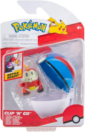 Pokemon Clip N Go Fuecoco + Great Ball seria 21 - Jazwares