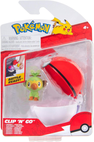 Pokemon Clip N Go Grookey + Poke Ball Seria 21 - Jazwares