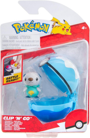 Pokemon Clip N Go Oshawott + Dive Ball Seria 21 - Jazwares