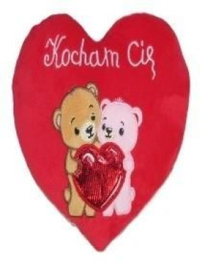Serce Kocham Cię - Miś 15 cm