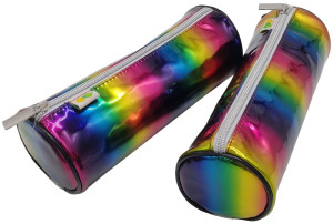 Piórnik saszetka z 1 zamkiem, Metallic - Happy Color