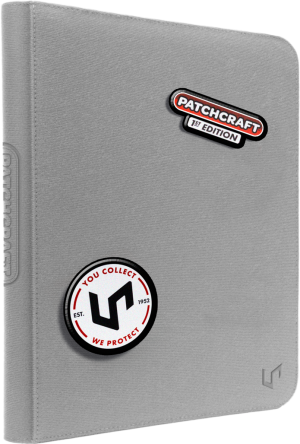 UP: 16643 Patchcraft Zip 9 Pocket PROBinder Gray UP 16643 Patchcraft