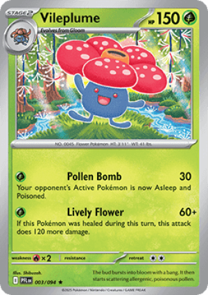 Vileplume (PFL 003) Holo