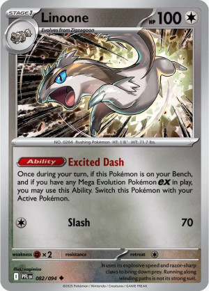 Linoone (PFL 082) Reverse Holo