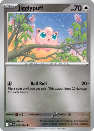 Jigglypuff (PFL 076) Reverse Holo