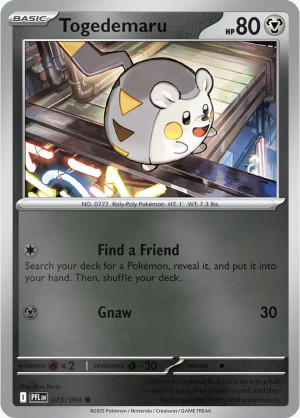Togedemaru (PFL 073) Reverse Holo