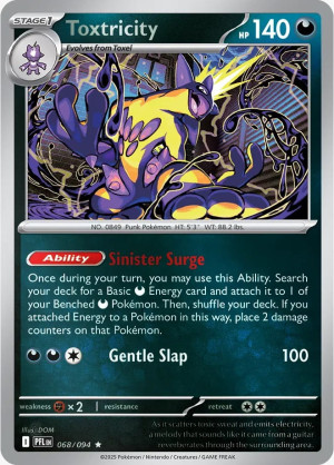 Toxtricity (PFL 068) Reverse Holo