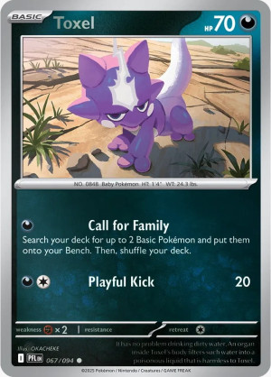 Toxel (PFL 067) Reverse Holo