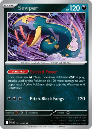 Seviper (PFL 062) Reverse Holo