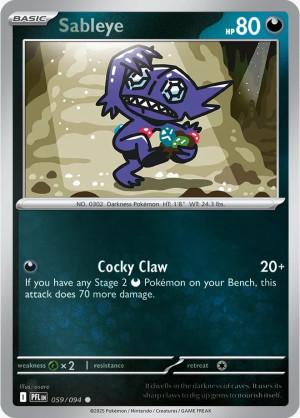 Sableye (PFL 059) Reverse Holo