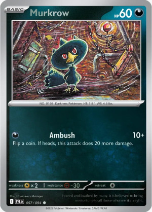 Murkrow (PFL 057) Reverse Holo
