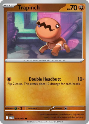 Trapinch (PFL 051) Reverse Holo