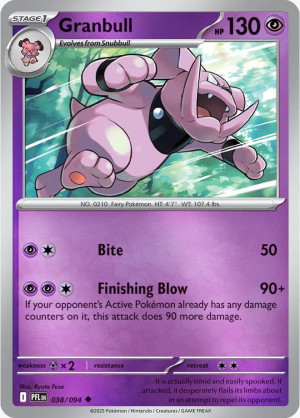 Granbull (PFL 038) Reverse Holo