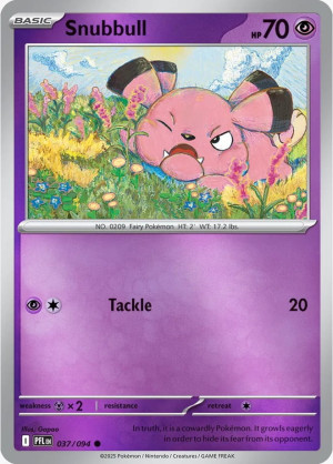Snubbull (PFL 037) Reverse Holo