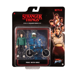 Figurka Stranger Things Netflix Seria 1 Mike z rowerem - Jazwares