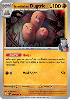 Team Rocket's Dugtrio (ASC 101)