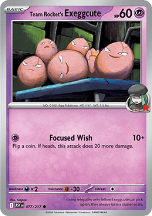 Team Rocket's Exeggcute (ASC 077)