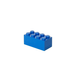 LEGO Pudełeczko klocek ósemka niebieski