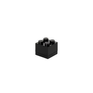 LEGO Pudełeczko klocek czwórka czarny