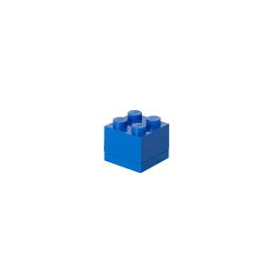 LEGO Pudełeczko klocek czwórka niebieski