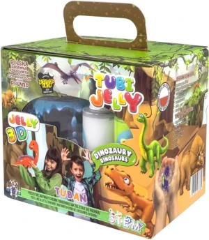 Tubi Jelly Zestaw dinozaury 6 kolorów małe akwarium - Tuban