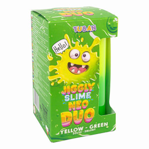 JIGGLY SLIME NEO DUO ŻÓŁTO-ZIELONY 430G Tuban