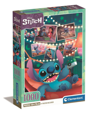 Puzzle 1000 Compact Disney Stitch - Clementoni