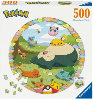 Puzzle 500 Pokemon Postacie - Ravensburger