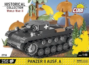 HC WWII Czołg Panzer II Ausf. A 250 el. - COBI