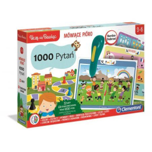 Gra Edukacyjna Mówiące Pióro 1000 Pytań - Clementoni