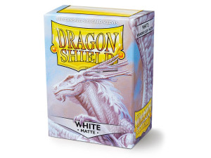 Dragon Shield Standard Sleeves - Matte White (100 Sleeves)