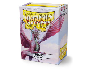Dragon Shield Standard Sleeves - Matte Pink (100 Sleeves)