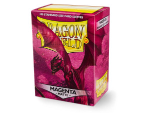 Dragon Shield Standard Sleeves - Matte Magenta (100 Sleeves)