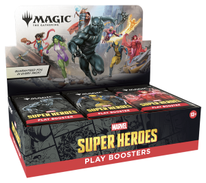 Magic: The Gathering - Marvel Super Heroes - Play Booster Display