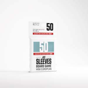 Gamegenic: Just Sleeves - Board Game Sleeves (46 x 71 mm) 50 sztuk, Clear