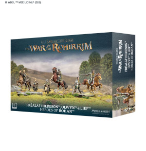 Middle Earth: War of the Rohirrim - Frealaf Hildeson Olwyn and Lief Heroes of Rohan