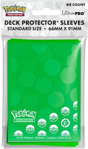 Ultra Pro: Pokémon - Deck Protector Sleeves - Energy - Grass Type (65 szt.)