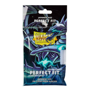 Dragon Shield Perfect Fit Small Sleeves (japanese) - Clear 'Qyonshi' (100 Sleeves)