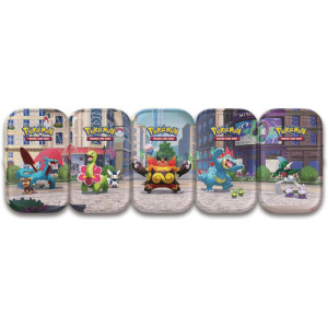 Pokémon TCG: Lumiose City Min Tin Full Set (5x)