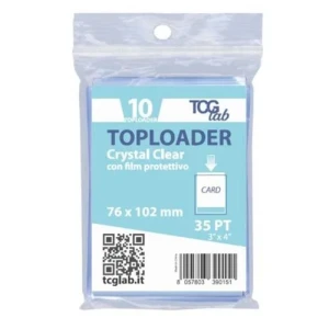 TcgLab Toploader standard size 3'x4' 35pt 10szt.