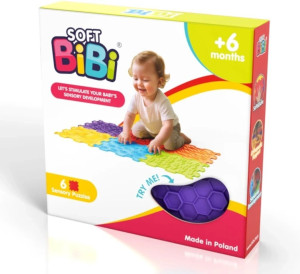 Meli Soft BiBi maty sensoryczne 6 sztuk