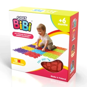 Meli Soft BiBi maty sensoryczne 12 sztuk
