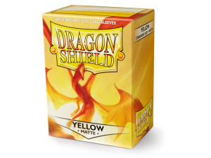 Dragon Shield Standard Sleeves - Natte Yellow (100 koszulek)
