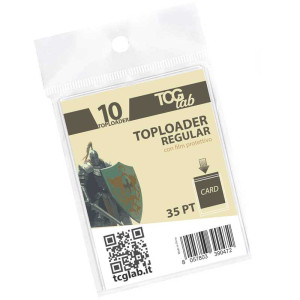 TcgLab Classic Blue Toploaders z filtrem ochronnym (10-pack)