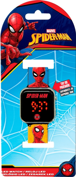 Zegar cyfrowy Spiderman - Kids Euroswan