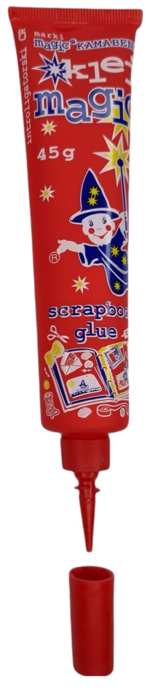 Klej Magic scrapbook tuba z aplikatorem 45g - Kamaben