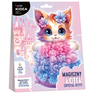 Zestaw kreatywny - magiczny krystaliczny kotek KIDEA
